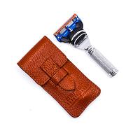Parker Travel Fusion Compatible Razor with Leather Case TravFus