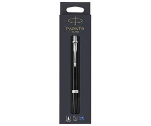 Parker Urban Ballpoint Pen | Muted Black with Chrome Trim | Medium Point Black Ink Refill