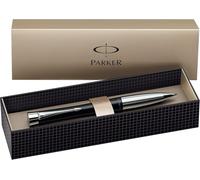 Parker Urban Chrome Trim Ballpoint Pen with Medium Nib - Black, Gift Boxed