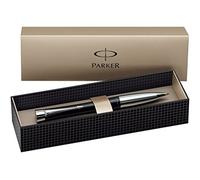 Parker Urban Chrome Trim Ballpoint Pen with Medium Nib - Black, Gift Boxed