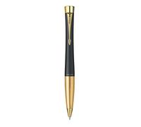 Parker Urban Chrome Trim Ballpoint Pen with Medium Nib - Black Gold, Gift Boxed
