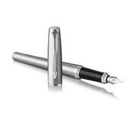 Parker Urban Fountain Pen | Metro Metallic | Medium Nib with Blue Ink | Gift Box | Gift Box