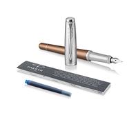 Parker Urban Fountain Pen, Premium Orange with Fine Nib and Blue Ink Refill, 1931625