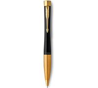 Parker Urban Twist Ballpoint Pen | Muted Black with Gold Trim | Medium Point Bl