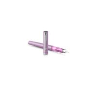 Parker Vector XL Fountain Pen | Metallic Lilac Lacquer on Brass | Medium Nib with Blue Ink Refill | Gift Box