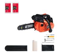 ParkerBrand 26Cc 10" Petrol Top Handle Topping Chainsaw - Free Bar Cover And More