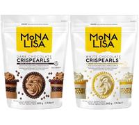 Parkers Callebaut CRISPEARLS Bundle - 2 x 800g (DARK and WHITE)