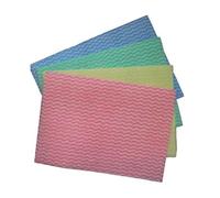Parkers Foodservice Safetouch Regal Disposable Colour-Coded All-Purpose Jay Cloths - 1 x 50 Pack - 350 × 330 mm - Hygienic & Reusable Wiping Cloths (1, Red, One Size)
