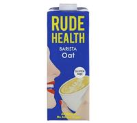 Parkers Rude Health Gluten-Free Oat Barista Drink, 1Ltr, Creamy Texture, Perfect for Lattes and Cappuccinos