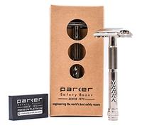 Parker's Safety Razor Parker 60R Butterfly Open Double Edge Safety Razor & 5 Blades
