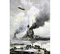 Parkes Pride Deutsche Flotte Bayern Surrenders Kriegsschiff Gemälde Kunstdruck Leinwand Premium Wanddekoration Poster Wandbild