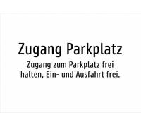 Parking Access - Access to Parking Space Free, Entry and Exit Free. Sticker A5: 210 x 148 mm - No Graphics, Text Only