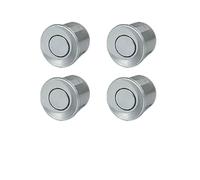 Parking Assist Sensor 4PCS 22mm Car Parking Sensors Backup Radar Black Red Blue Gold Grey Silver Champagne Gold White Color Car Parking Sensor(Silver)