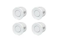 Parking Assist Sensor 4PCS 22mm Car Parking Sensors Backup Radar Black Red Blue Gold Grey Silver Champagne Gold White Color Car radar(WHITE)