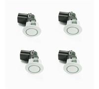 Parking Assist Sensor For Nissan VQ35DE GCC MR587688 25994-CM12E PDC Sensor Reversing Warning Radar Replacement Parts Ultrasonic(Brilliant White 4pcs)