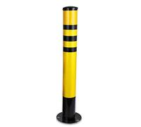 Parking Bollard Post, Parking Safety Barrier Bollards For Driveways Multiple Sizes Reflective Tape Easy Install(60cmx7.6cm)