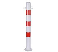 parking bollards, Security Post Barrier With Reflective Band,Parking for Construction Sites, Facility Management Etc(With Ring,0. 6MM)