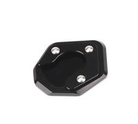 Parking Bracket Pad Motorcycle Side Stand Enlarger Plate Kickstand Extension Aluminum For CFMOTO For 800MT 2021 2022 2023 2024(BLACK NO LOGO)