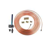 Parking Brake Cable 3/16 + 25ft Non-rust Brake Pipe Flaring Tool S AE Copper Brake Line Kits Efficiently Reaming Automobile Brake Oil Pip Hand Parking Brake Lever Repair Cable