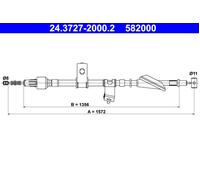 Parking Brake Cable ATE Fits SUZUKI Baleno 54401-60G00