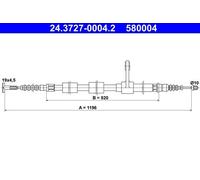 ATE 24.3727-0004.2 Handbrake cable