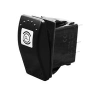 Parking Brake Rocker Switch Replace 142-9320 Fit for Caterpillar Cat Skid Steer Loader 216 246 257 262 247 252, Rocker Switch with Indicator Light, 4 Pin ON-Off