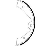 Parking Brake Shoe Set HELLA 8DA 355 050-221 Fits Porsche VW Cayenne Touareg