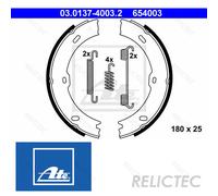 BRAKE SHOE SET PARKING BRAKE 03.0137-4003.2 FOR MERCEDES-BENZ SPRINTER/3-t/Bus