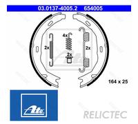 Parking Brake Shoe Set MB:W204,S204,A207,C207,C204,C,E A0044208620 0044208620
