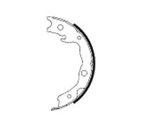 Parking Brake Shoe Set Rear 32mm Width For Nissan Renault Toyota TEXTAR 91068200