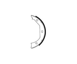 Parking Brake Shoes Rear 20mm No Handbrake Lever Fits Alpina BMW TEXTAR 91049300