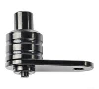 Parking Brake Switch, For CNC Aluminum Alloy Disc Brake Lock Lever with Touch Handbrake Button, E Scooter Brake Stopper for Handlebar, Compact Safety Lock Red Blue Black(Black)