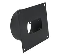 Parking Diesel Heater Turret Mount Plate for RV Motorhome Camper (Black, 75mm / 3 Inch Height)