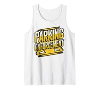 Parking Enforcement Funny Uniform Design Tank Top