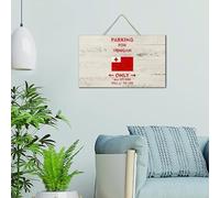 Parking for Tongan Only All Others Will Be Towed Wood Wall Sign Distressed Indoor Wall Art Decoration Wooden Signs Rustic Global World Flag Travel Trip Wood Sign for Living Room Bathroom 6x10 Inch