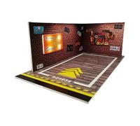 Parking Garage Model - 1:24 Scale Diecast Garage, LED Light Diorama | Collectible Car Display Scene, Underground Parking Lot Model for Bedroom Living Room Storage Decoration, 9.84x5.51x3.62 inches