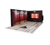 Parking Garage Model LED | 1:24 Scale Diecast Parking Lot Model PVC Simulation Underground Par-king Building | Car Model Collectibles for Bedroom Living Room Decoration with Light and Button Battery
