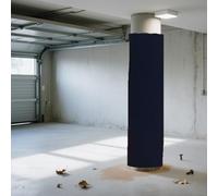 Parking Garage Pole Padding Wrap Around, DIA 4 5 10 15 20 Cm All Weather Foam Basketball Safety Pad For Sports Courts/Public Parks/Lamp Posts, 1.5m Tall(Black,Dia 3in(7.5cm))