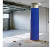 Parking Garage Pole Padding Wrap Around, DIA 4 5 10 15 20 Cm All Weather Foam Basketball Safety Pad For Sports Courts/Public Parks/Lamp Posts, 1.5m Tall(Blue,Dia 2 1/2in(6.5cm))