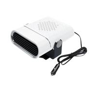 Parking Heater Kit 12V 24V 120W 260W Defrosting Heater Mini Cooling 2 In 1 Car Heating Fans Electric Autonomous Windshield Defroster Diesel Air Heater(White 12V)