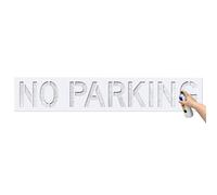Parking Letter Stencil - Reusable & Washable Silicone Template for All Season, 16x89 Inches, Guide for Painting Parking Lots for Letters and Numbers | Sidewalk
