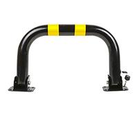Parking Locks Parking Piles Parking Barriers Heavy Metal Folding Piles Parking Bollards Parking Spaces Occupy The Ground No Parking Signs for Safe Passage,Black-33x70cm