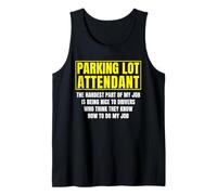 Parking Lot Attendant Tank Top