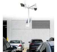 Parking Lot Security Surveillance Brackets Rod, Wall Mounted Monitoring Drop Pole Holder, Exterior CCTV Camera Attachment Rack, Easy Installation(1m/3.28ft)