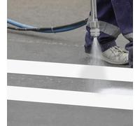 Parking Lot Stencil 235x30cm Silicone Reusable Wire Template Foldable Roadway Straight Guide Templates for Asphalt Concrete Painting