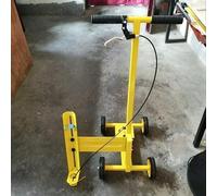 Parking Lot Striping Applicator, Manual Walk-Behind Line Marking Tool, Portable Pavement Striper for Asphalt and Concrete