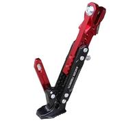 Parking Motorcycle - Foot Side Support Standard, Size with Adjustable Aluminum Alloy Tripod Holder for Dirt Pit Bike Modified Motorbike Accessories Heavy Duty Motorcycle Stand