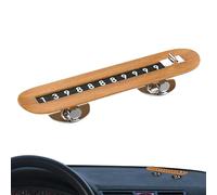 Parking Phone Number Plate - Skateboard Car Parking License Plate | Temporary Parking Card, Glow in the Dark Temporary Parking, Creative Temporary Parking Sign, Phone Number Plate for Cars