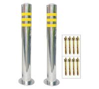 Parking Pile Stainless Steel Security Bollards for Driveway, Anti-Collision Columns