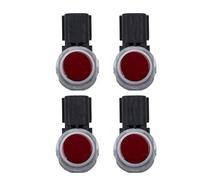 Parking Radar For Edge For Explorer For Fusion For Expedition For Lincoln PDC Parking Sensor R3T-15K859-AAW FR3T15K859AAW Parking Reversing Sensor(4pcs-Red)